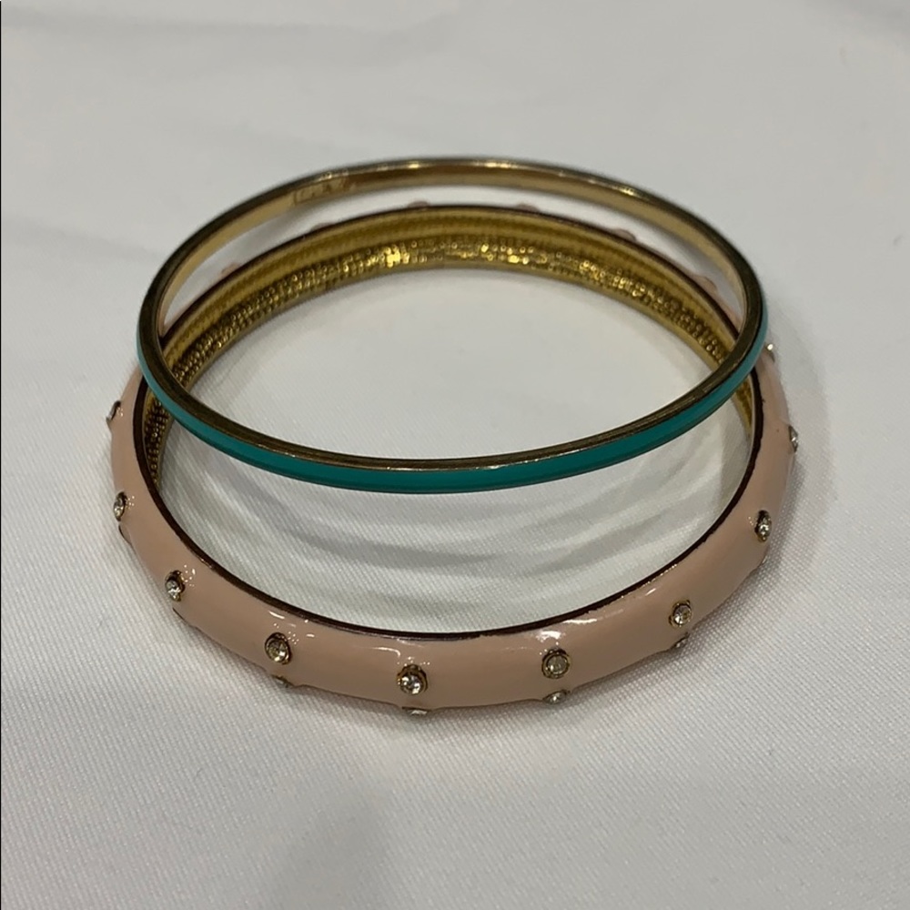 Pink Rhinestone J. Crew Bangle